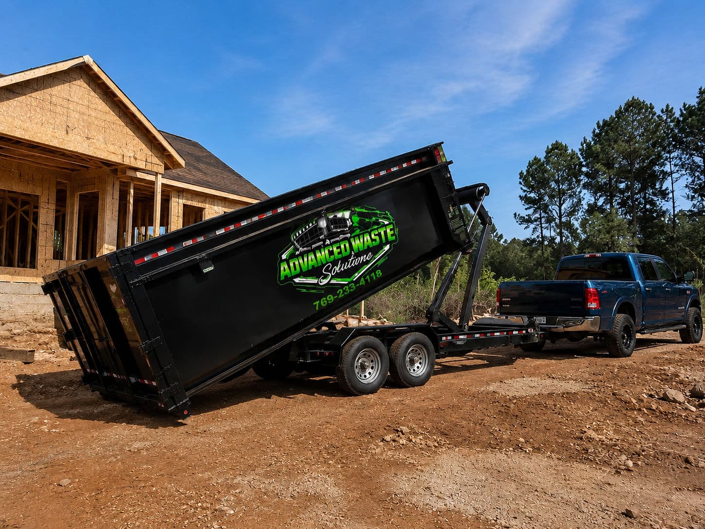 Project 20-Yard Dumpster Delivered to a Central Mississippi Construction Site image