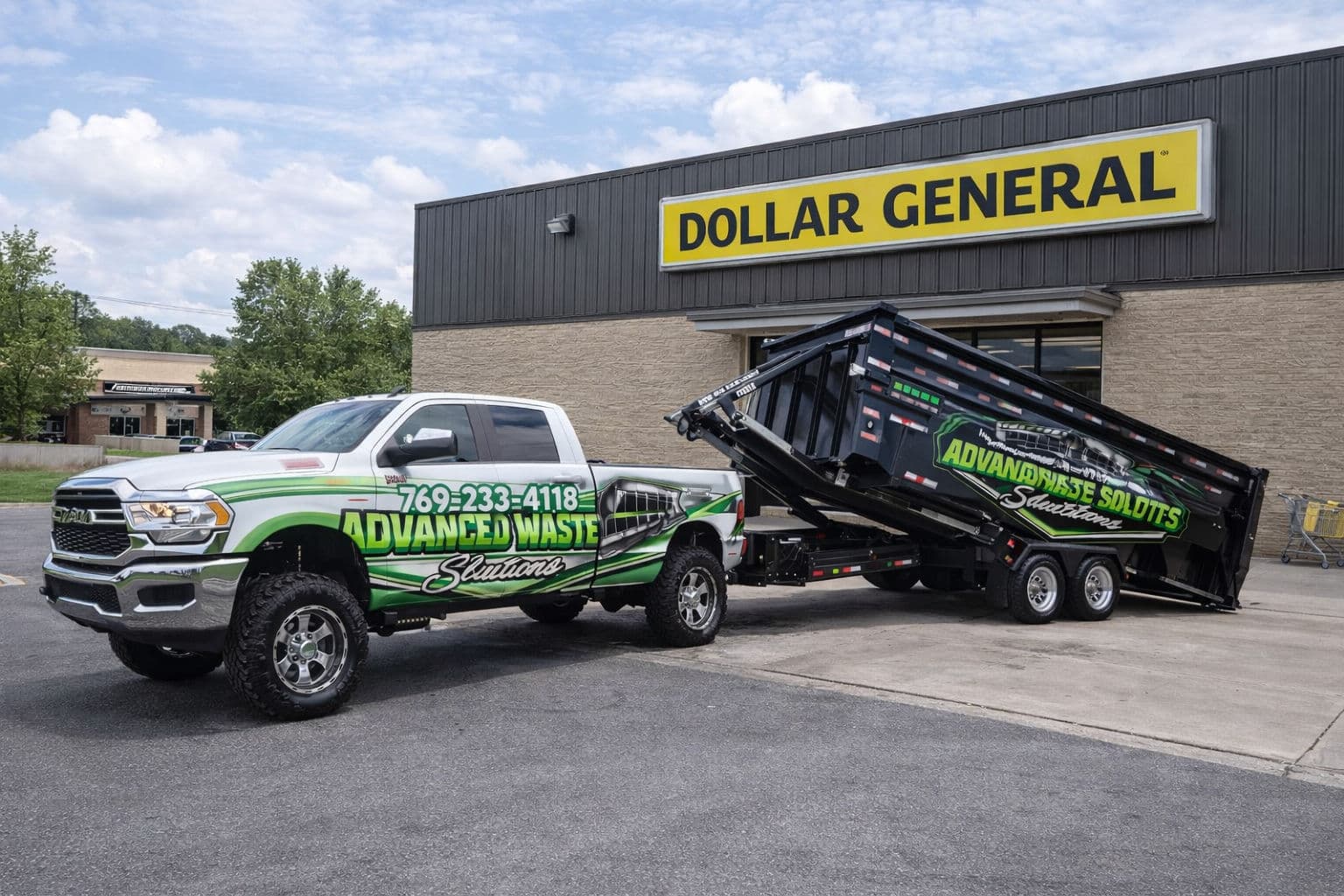 Project Same-Day Dumpster Delivery for a Dollar General Store Cleanout image