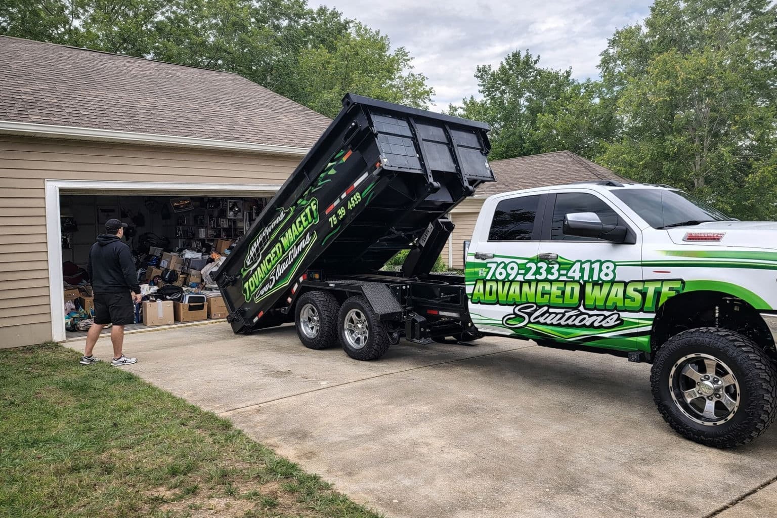 Project Same-Day Dumpster Rental for a Garage Cleanout in Jackson MS image