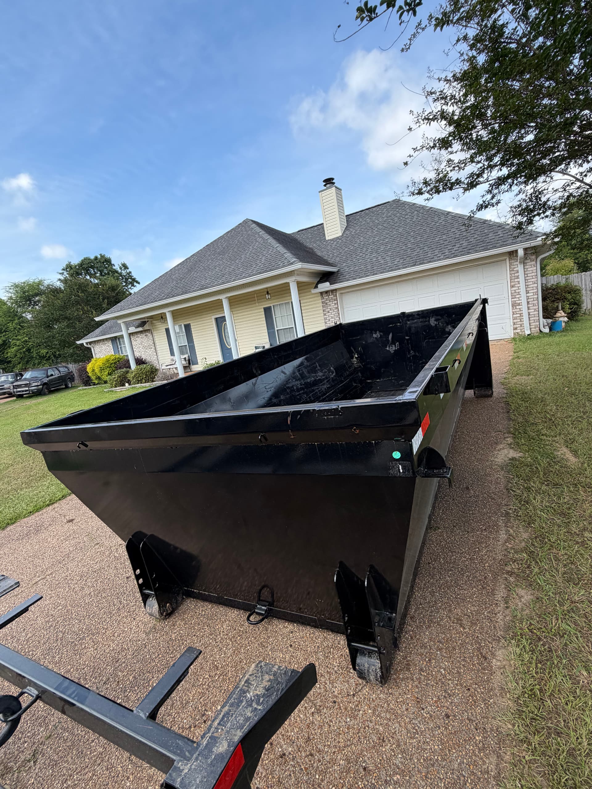 Gallery photos for 15-Yard Dumpster Rental Delivered to a Byram MS Home: Image #1